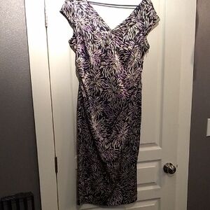 Elegant Black and White Women's Dress
